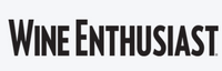 Logo of 'Wine Enthusiast' in bold black text on a light background.